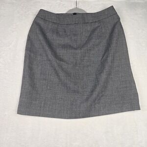 Worthington Womens Black‎ White Twill Skirt Size 14 Vintage Y2K